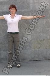 Whole Body Head Woman T poses Casual Average Street photo references